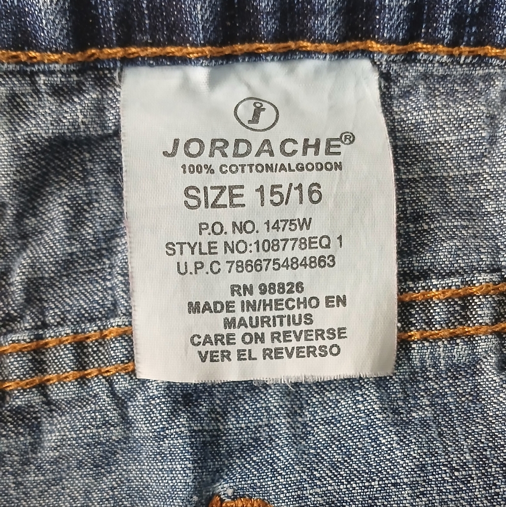 JORDACHE  AUTHENTIC JEANSWEAR WOMEN'S BLUE DENIM  SHORTS. SIZE 15/16 - Picture 3 of 16